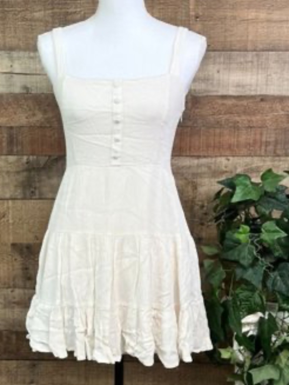 Size Medium Creme Color Forever 21 Dress